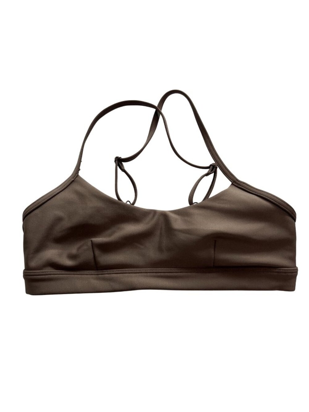 ALO Yoga Airlift Intrigue Bra in Espresso